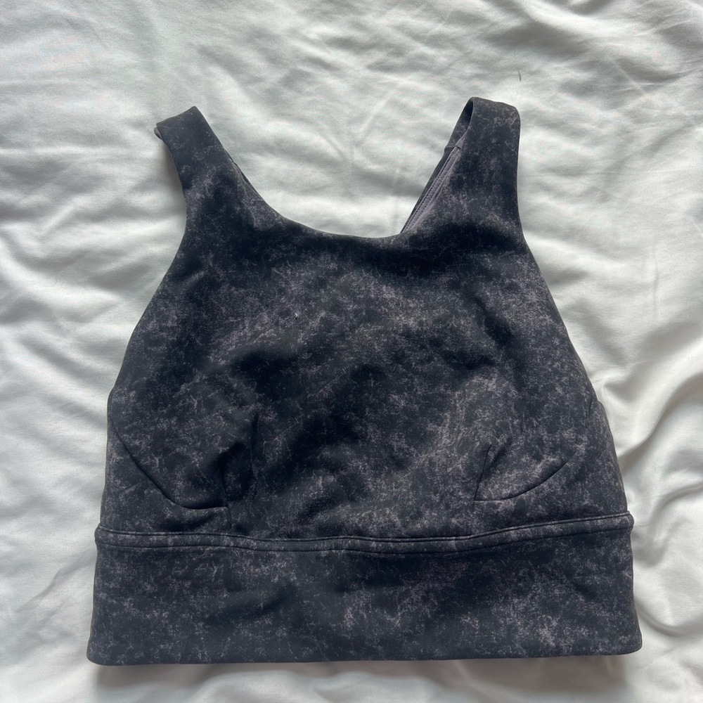 Lululemon Black and Gray Sports Bra